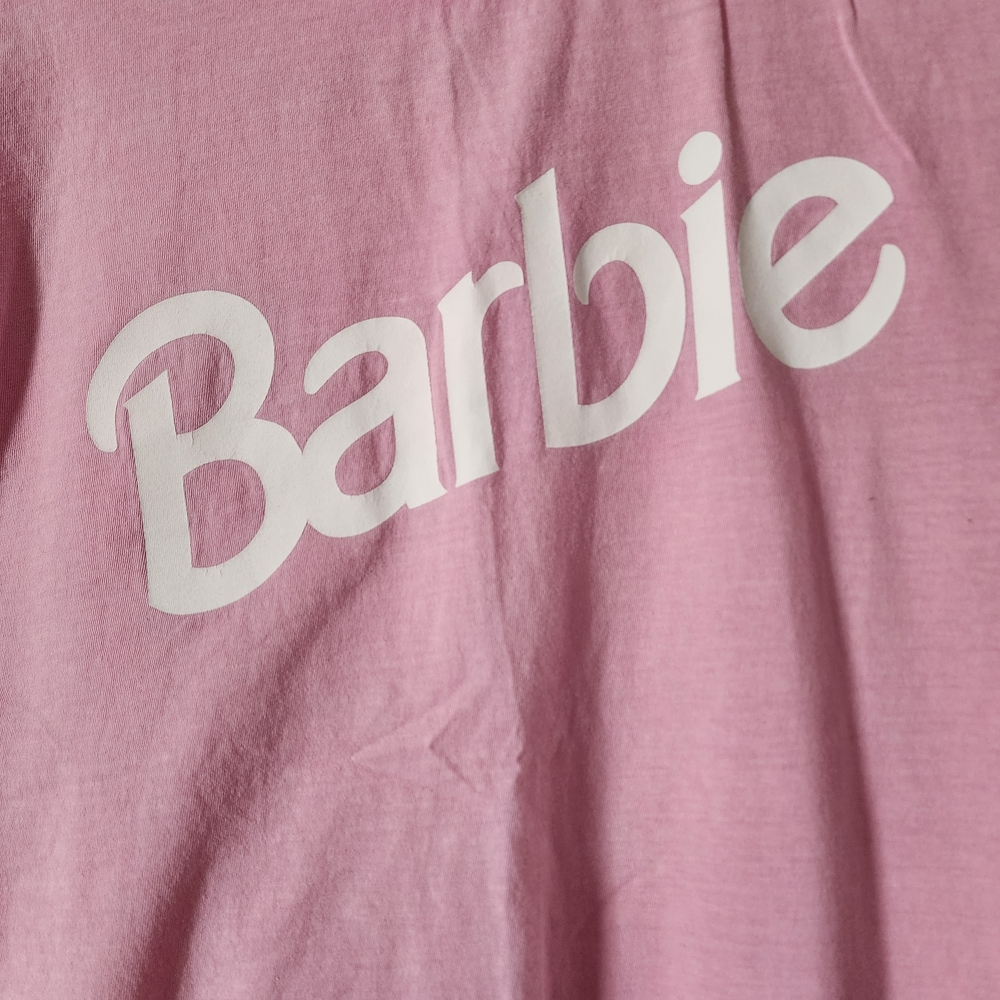 Barbie x Love Tribe Pink Women's T-Shirt Size Small - Picture 4 of 5